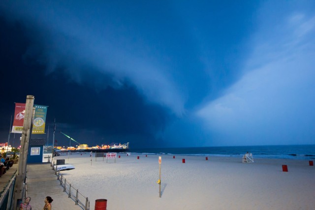 Amazing Storm over the Boardwalk
