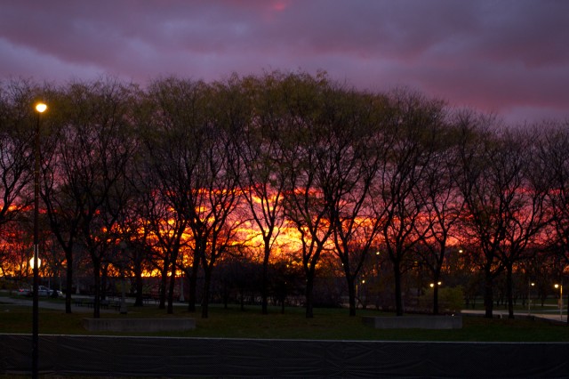 Sunrise in Chicago